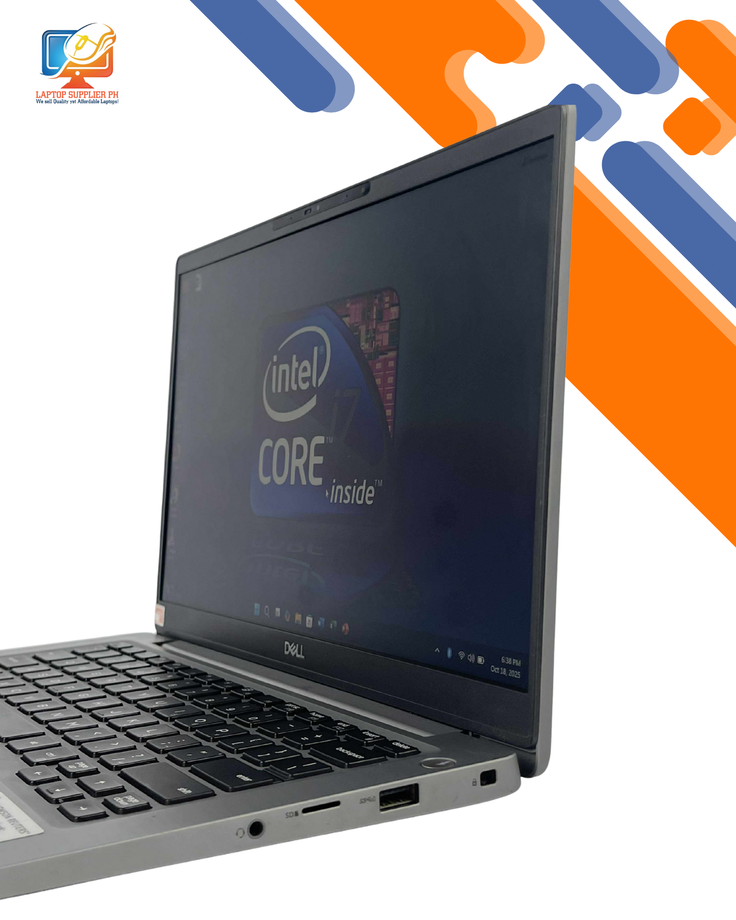 DELL SILVER I7 8TH 16/256GB LAPTOP