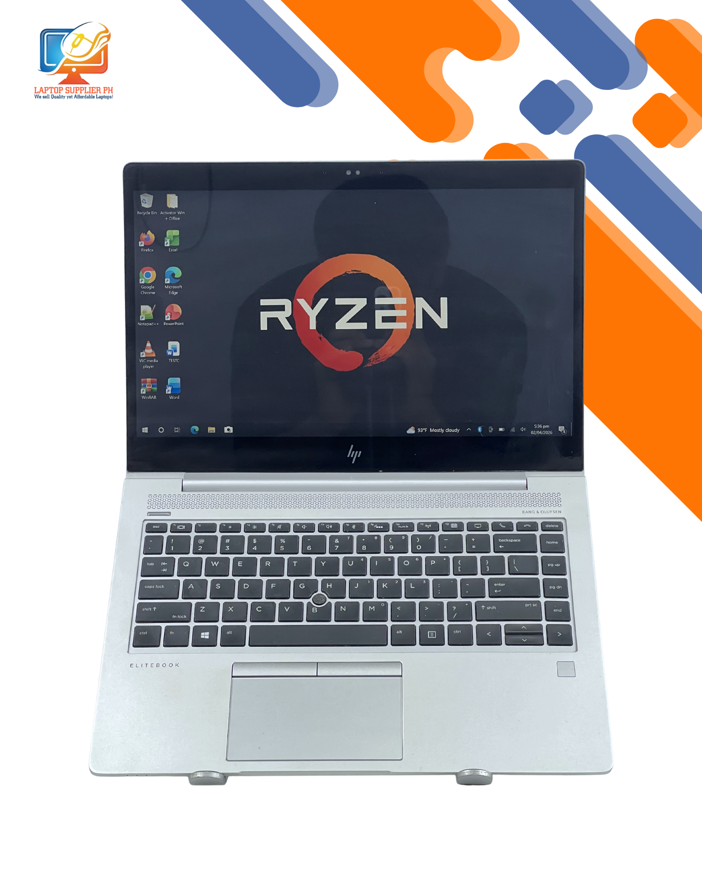 HP TOUCHSCREEN RYZEN 5 PRO 8/128GB NETBOOK