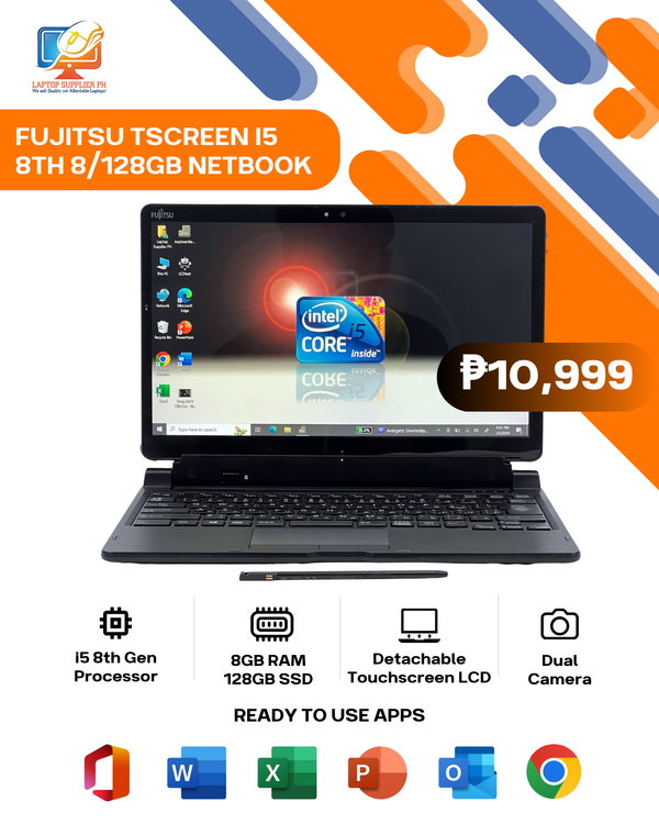 FUJITSU TSCREEN I5 8TH 8/128GB NETBOOK