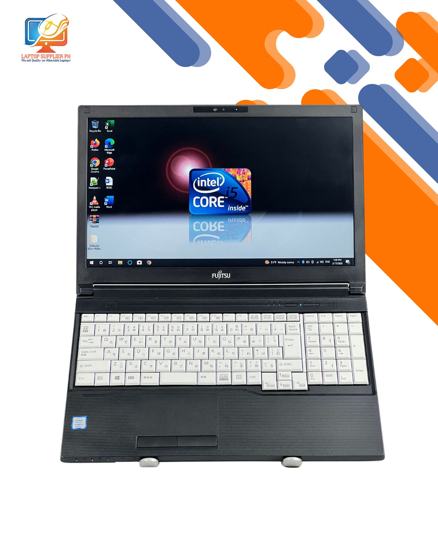 FUJITSU I5 8TH 8/256GB LAPTOP