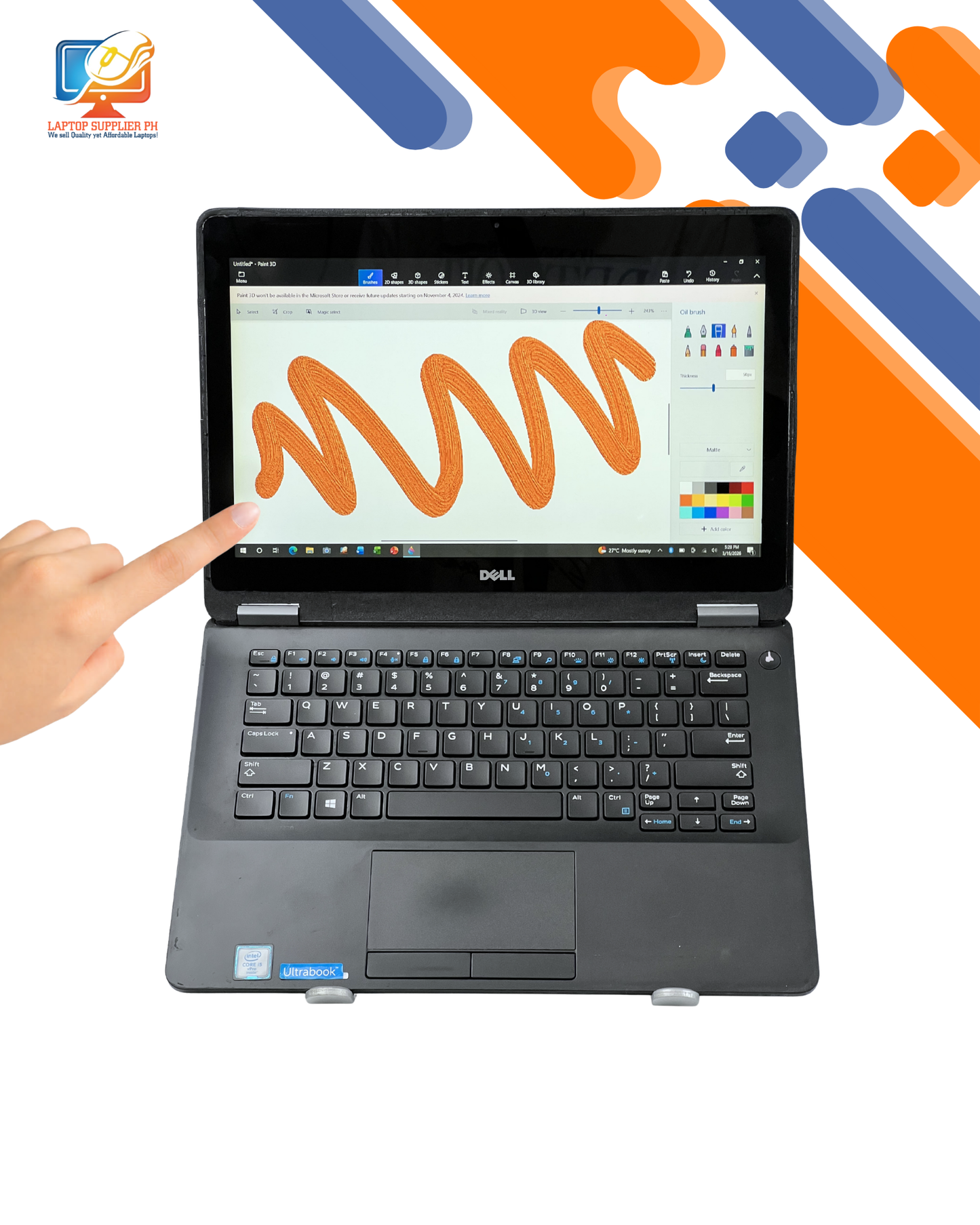 DELL TOUCHSCREEN I5 6TH 8/256GB NETBOOK
