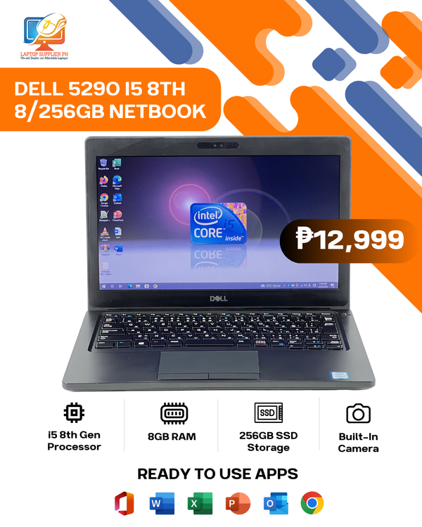 DELL 5290 I5 8TH 8/256GB NETBOOK