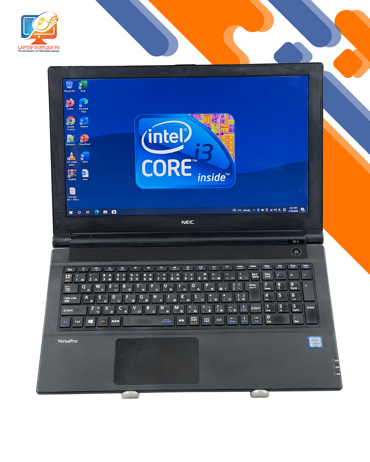 NEC I3 7TH 8/128GB LAPTOP