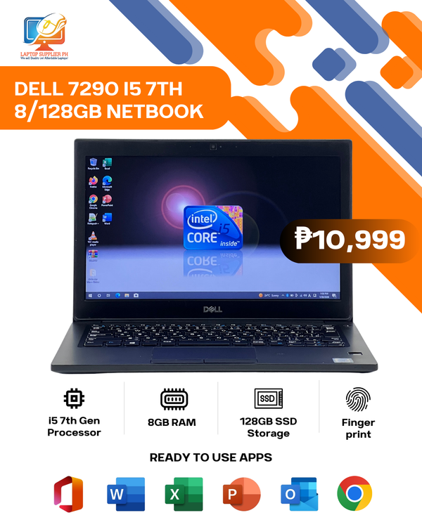 DELL 7290 I5 7TH 8/128GB NETBOOK
