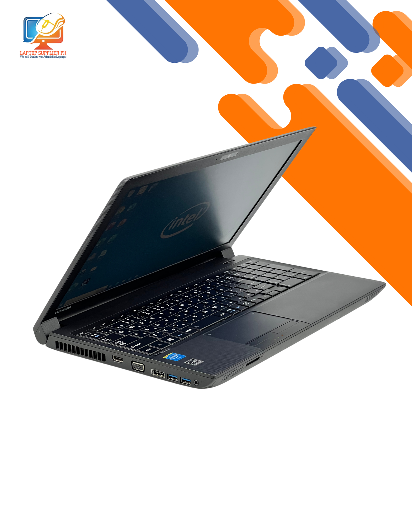 TOSHIBA CELERON 4TH 8/320GB HDD LAPTOP