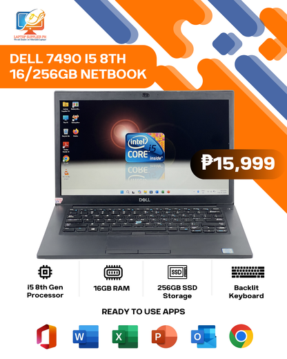 DELL 7490 I5 8TH 16/256GB NETBOOK
