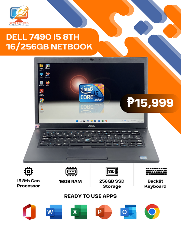 DELL 7490 I5 8TH 16/256GB NETBOOK