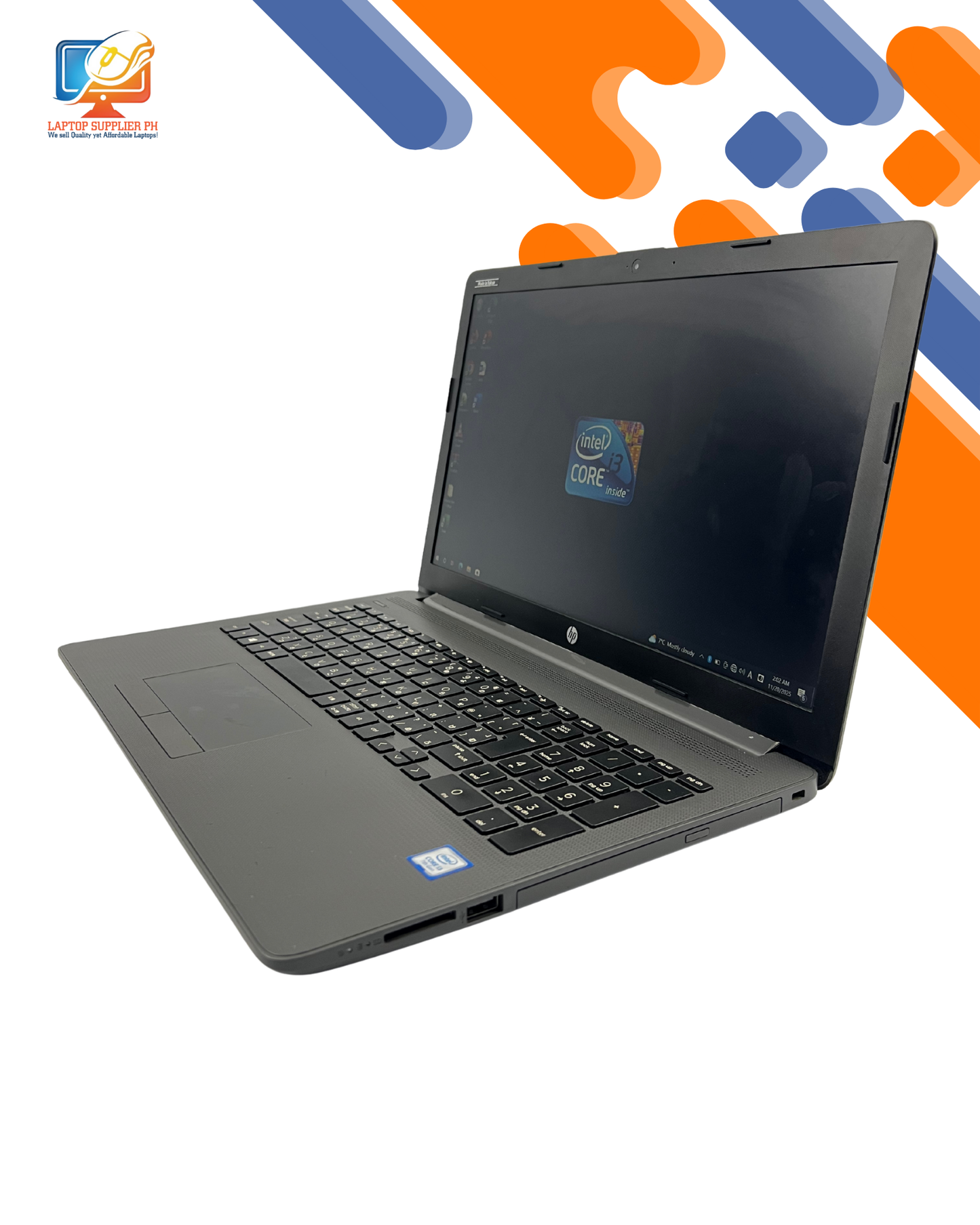 HP I3 7TH 8/256GB LAPTOP