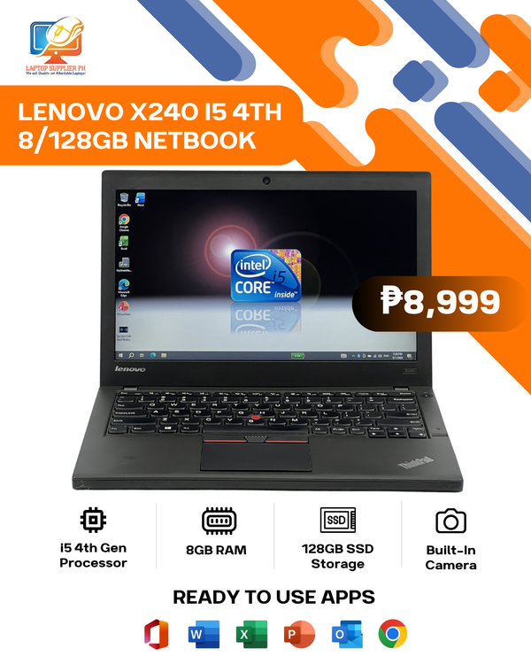 LENOVO X240 I5 4TH  8/128GB NETBOOK