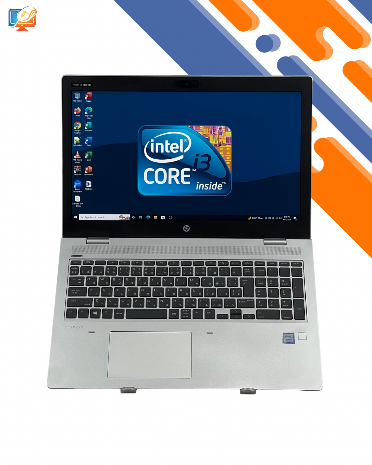 HP 650G5 I3 8TH 8/256GB LAPTOP