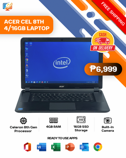 ACER CEL 8TH 4/16GB LAPTOP