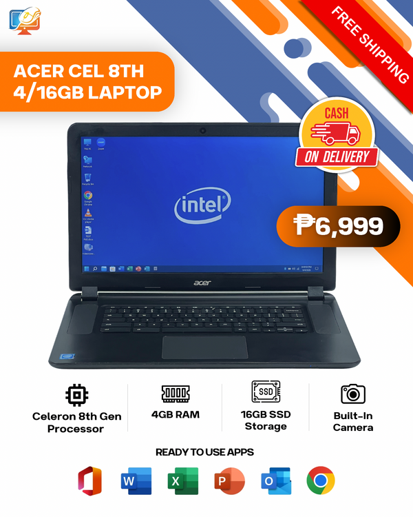 ACER CEL 8TH 4/16GB LAPTOP