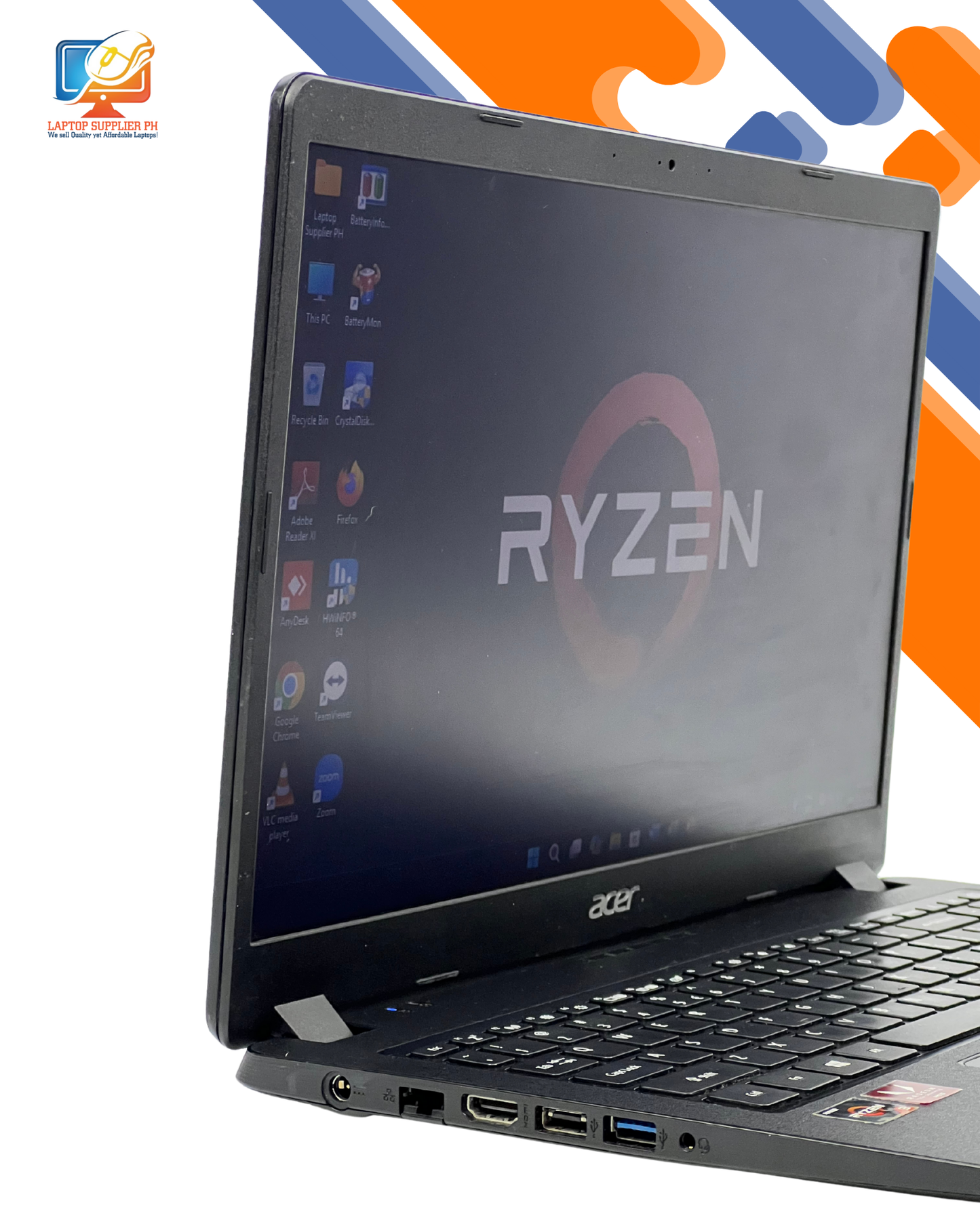 ACER RYZEN 3 16/256GB LAPTOP