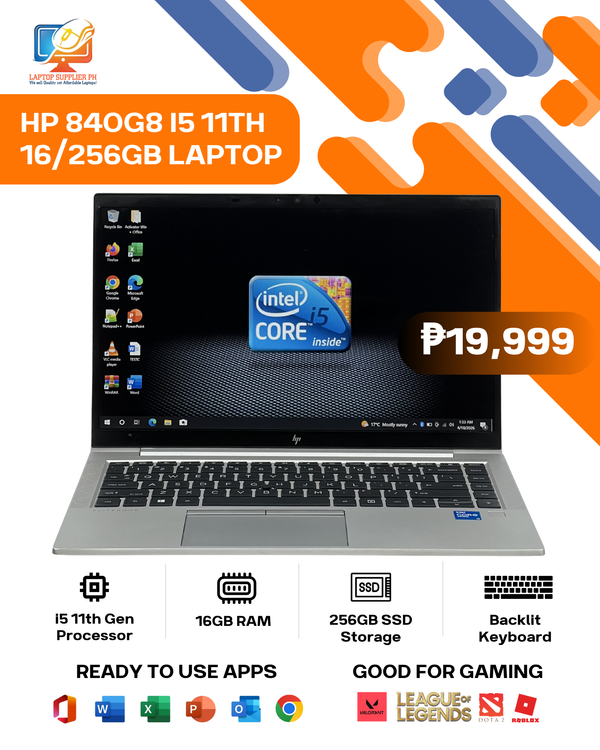 HP 840G8 I5 11TH 16/256GB LAPTOP