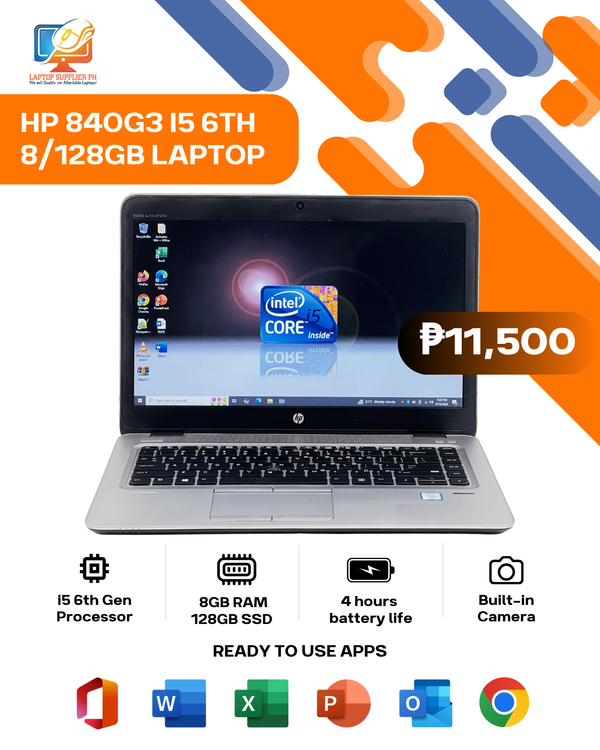 HP 840G3 I5 6TH 8/128GB LAPTOP