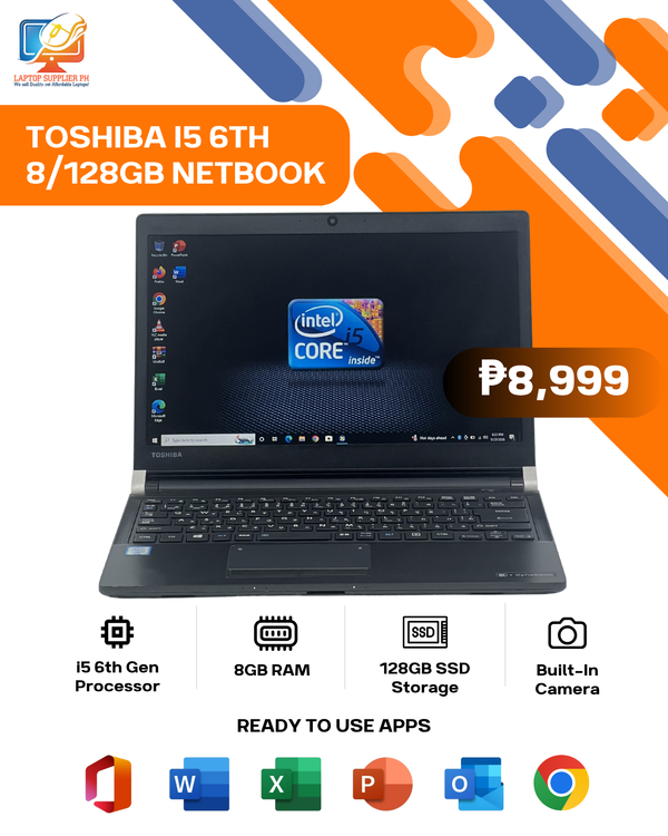 TOSHIBA I5 6TH 8/128GB NETBOOK