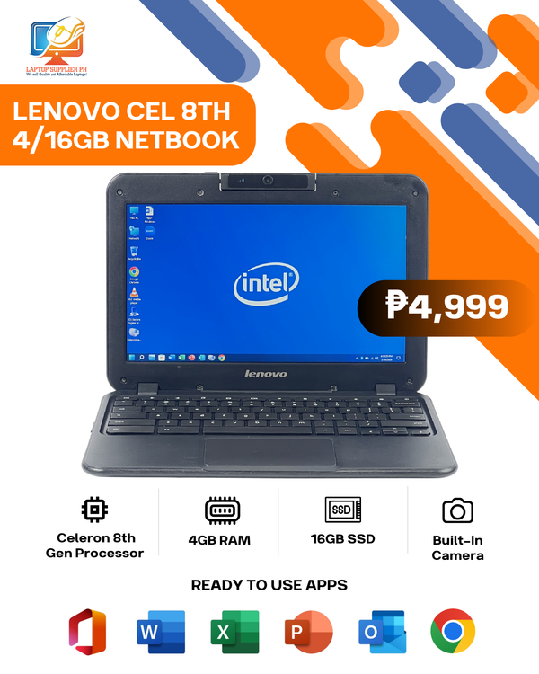 LENOVO CEL 8TH 4/16GB NETBOOK