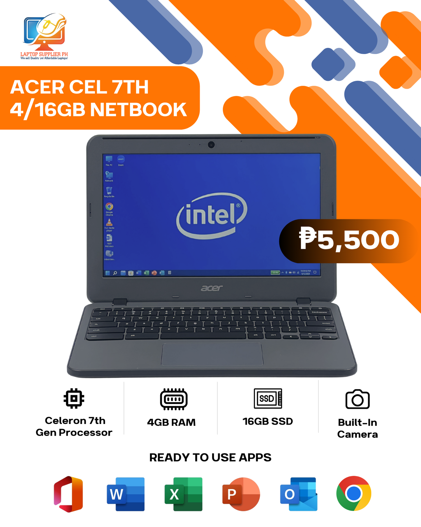 ACER CEL 7TH 4/16GB NETBOOK