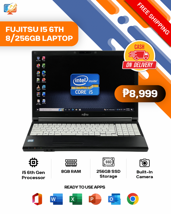 FUJITSU I5 6TH 8/256GB LAPTOP