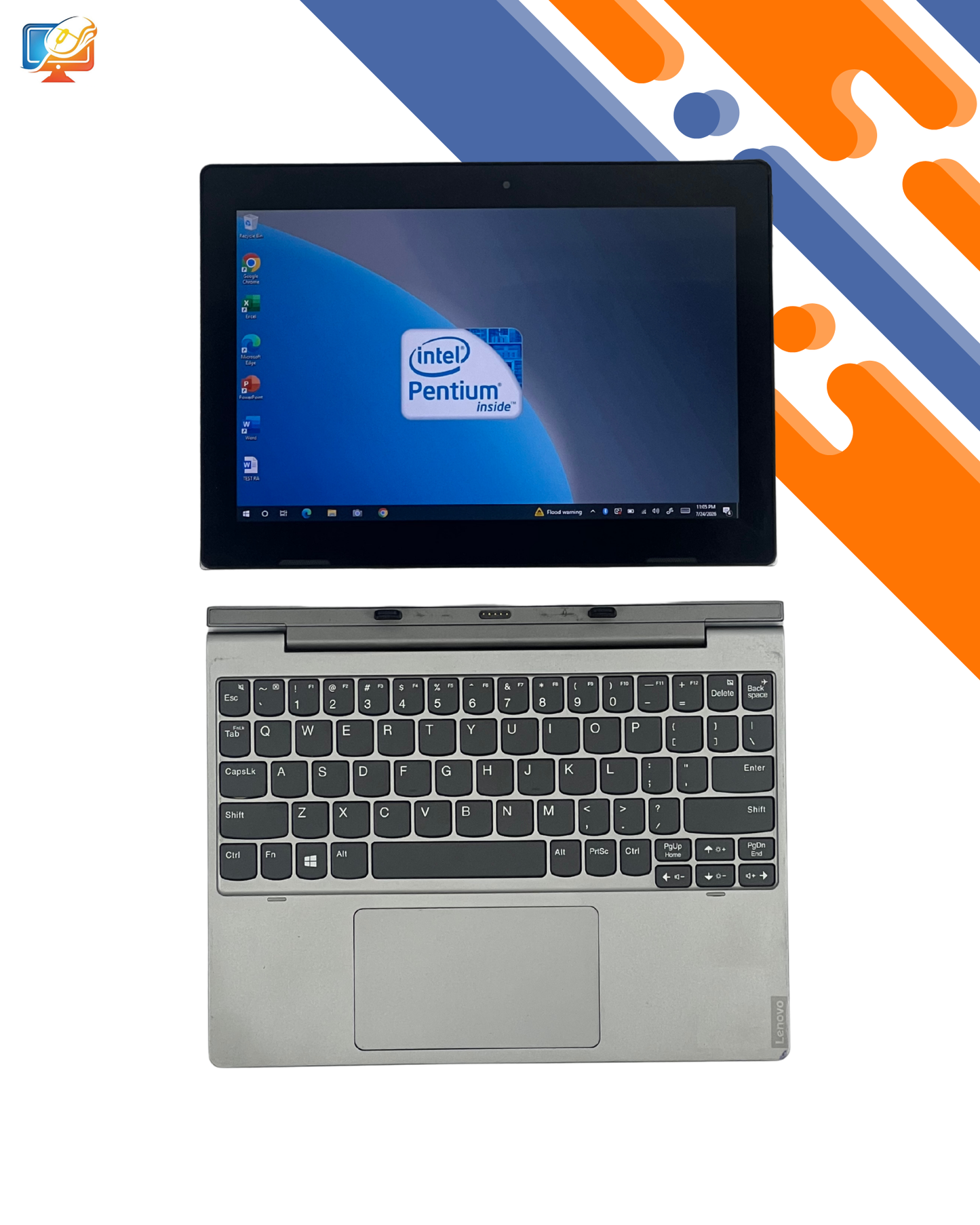 LENOVO TOUCHSCREEN PENTIUM 8TH 8/128GB 2in1 NETBOOK
