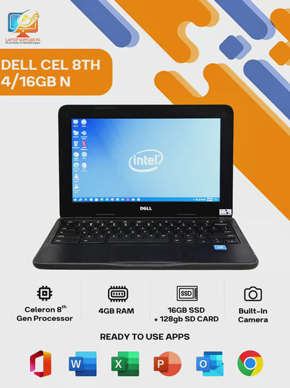 DELL CEL 8TH 4/16GB NETBOOK