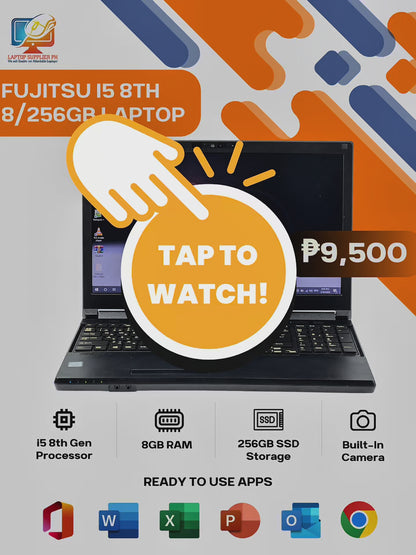 FUJITSU I5 8TH 8/256GB LAPTOP
