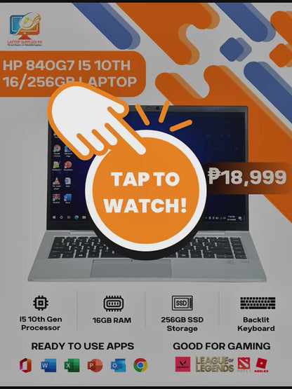 HP 840G7 I5 10TH 16/256GB LAPTOP
