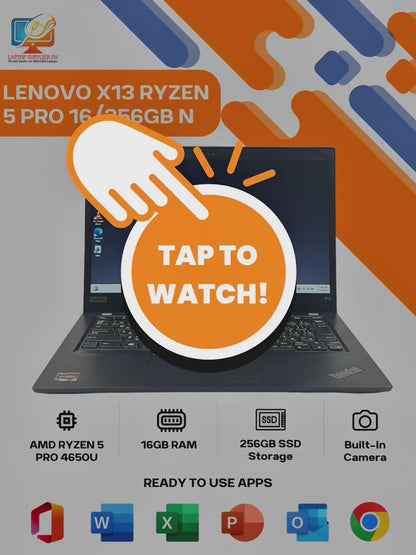 LENOVO X13 RYZEN 5 PRO 16/256GB NETBOOK