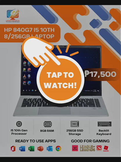 HP 840G7 I5 10TH 8/256GB LAPTOP