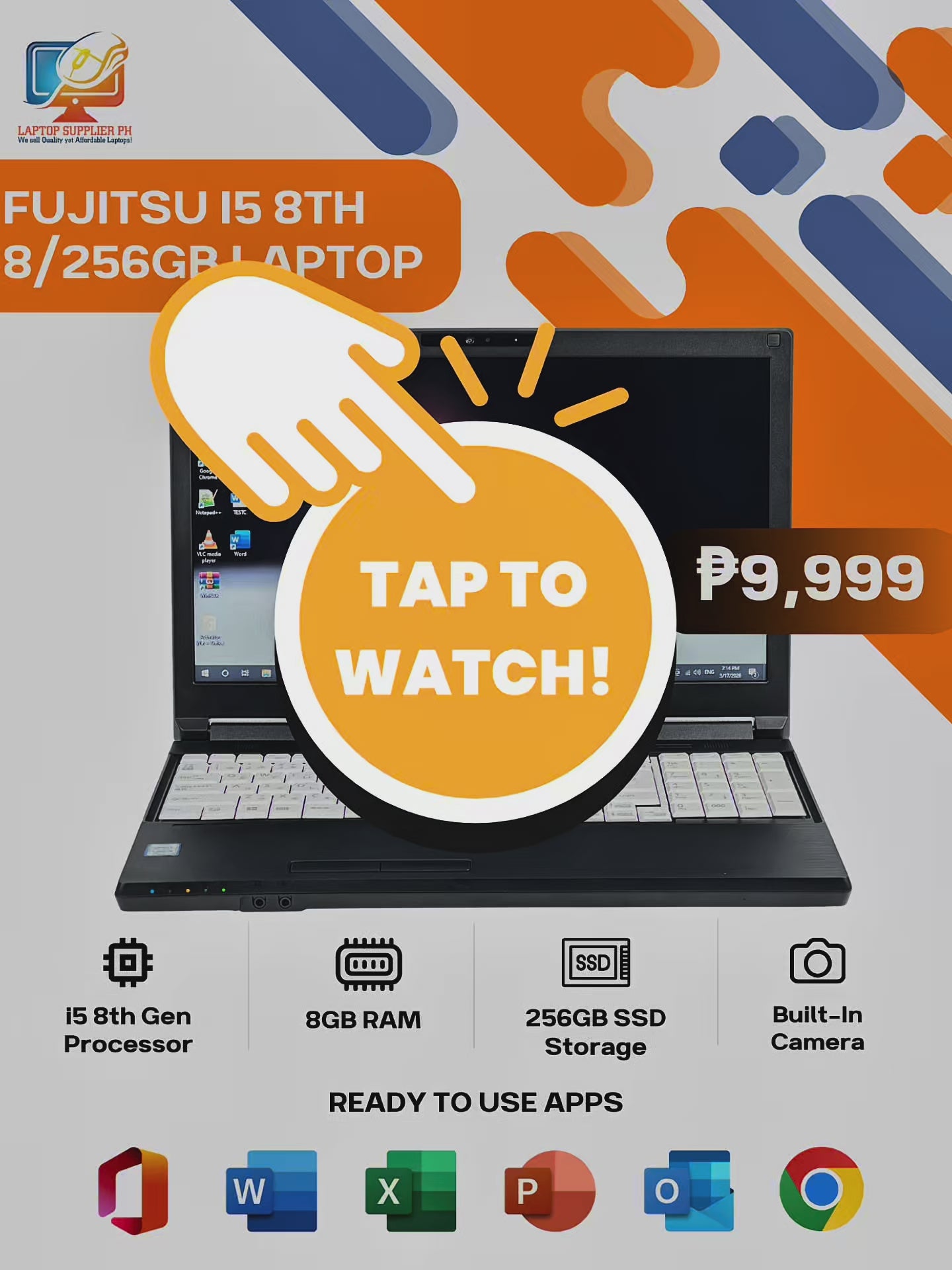 FUJITSU I5 8TH 8/256GB LAPTOP – LAPTOP SUPPLIER PH