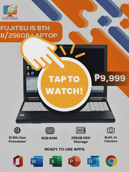 FUJITSU I5 8TH 8/256GB LAPTOP