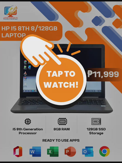 HP I5 8TH 8/128GB LAPTOP