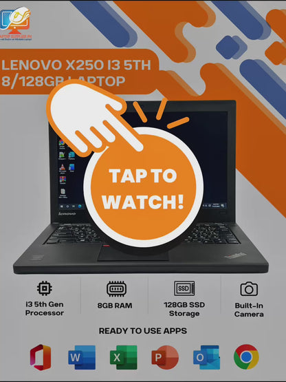 LENOVO X250 I3 5TH 8/128GB NETBOOK