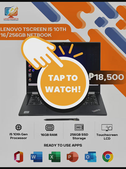 LENOVO TOUCHSCREEN I5 10TH 16/256GB NETBOOK