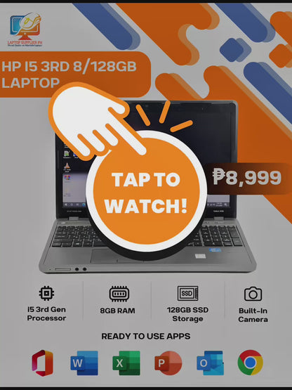 HP I5 3RD 8/128GB LAPTOP