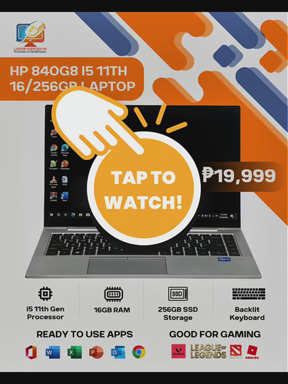 HP 840G8 I5 11TH 16/256GB LAPTOP