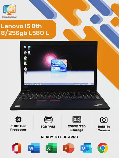 LENOVO I5 8TH 8/256GB L580 LAPTOP