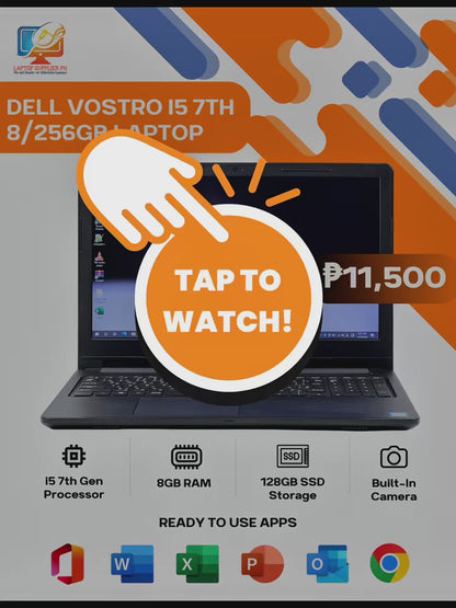 DELL VOSTRO I5 7TH 8/128GB LAPTOP