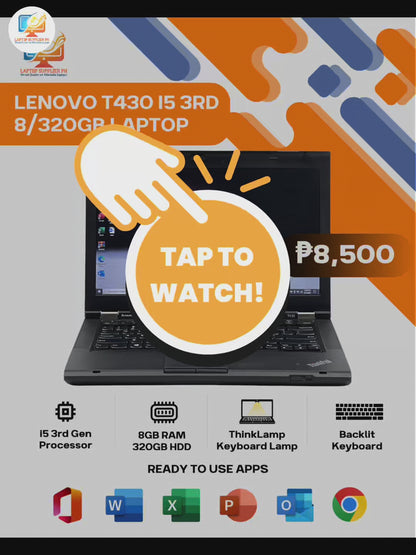 LENOVO T430 I5 3RD 8/320GB LAPTOP